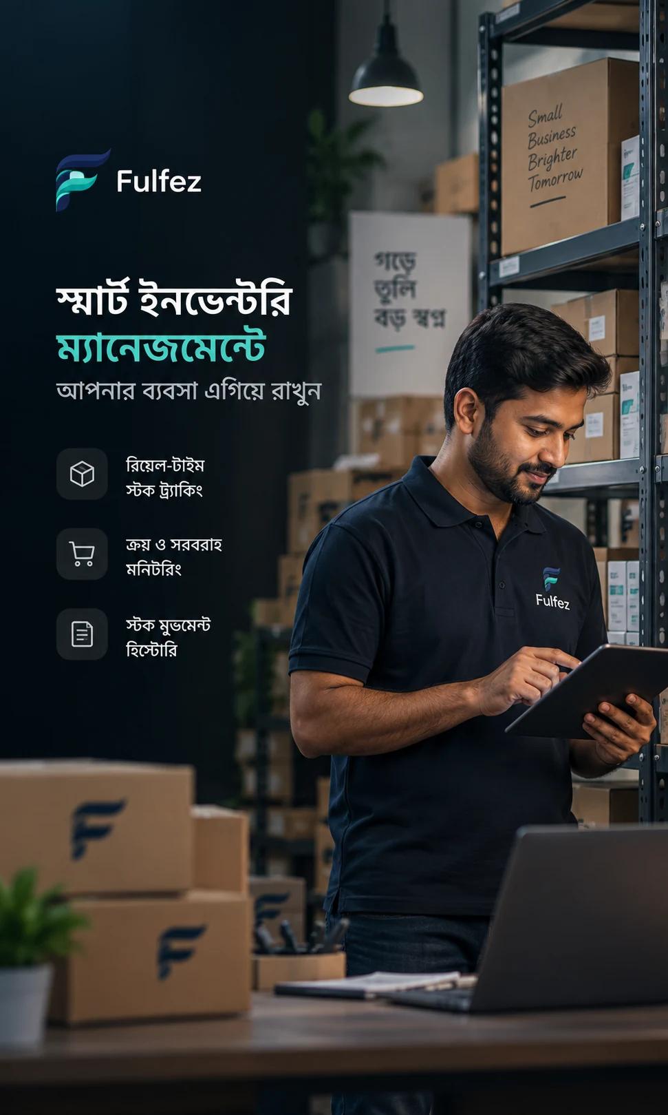 Fulfez Smart Inventory - স্মার্ট ইনভেন্টরি ম্যানেজমেন্টে আপনার ব্যবসা এগিয়ে রাখুন